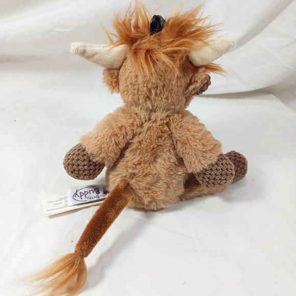 Scentsy Buddy Hamish the Highland Cow Brown Plush Vanilla Bean Scent Clip 8" - Picture 5 of 14